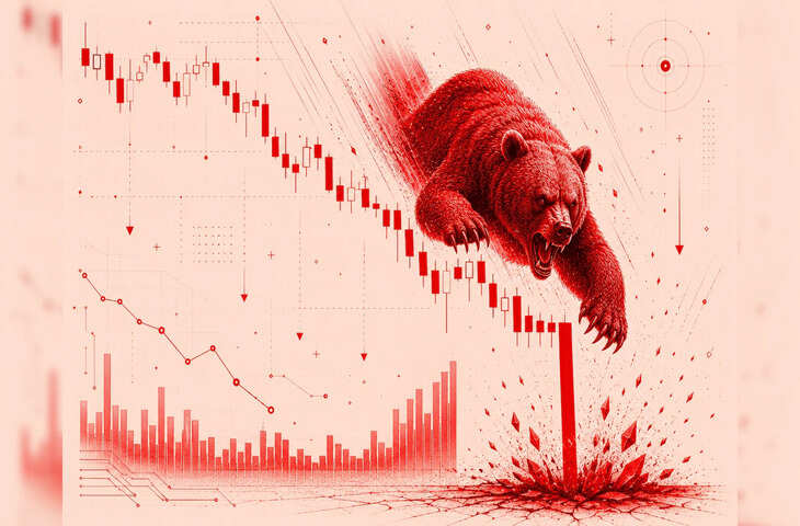 Stock Market Closing Bell: सप्ताह के पहले दिन बाजार पर बिकवाली हावी! सेंसेक्स 508 अंक लुढ़का, निफ्टी 165 अंक गिरकर क्लोज&nbsp;