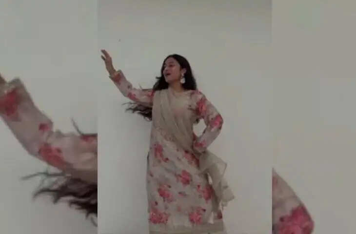 High Heels Pe Nache&rsquo; पर लड़की के डांस ने मचाया धमाल, साड़ी में शानदार स्टेप्स देख लोग हुए फैन