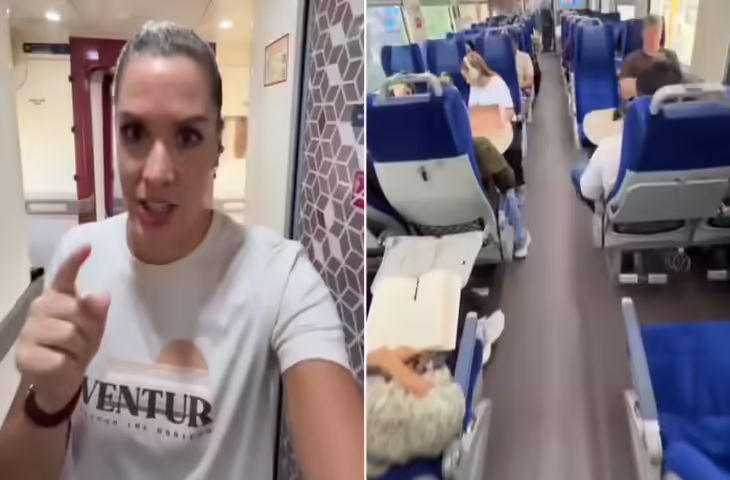 नॉर्मल ट्रेन समझकर बुक की थी वंदे भारत एक्सप्रेस, अंदर का नजारा देख विश्वास नहीं कर पाया विदेशी कपल