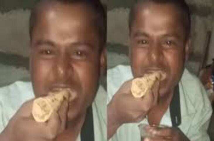 सड़क किनारे बासी रोटी खाते बच्चे का वीडियो वायरल, सोशल मीडिया पर छिड़ी बहस