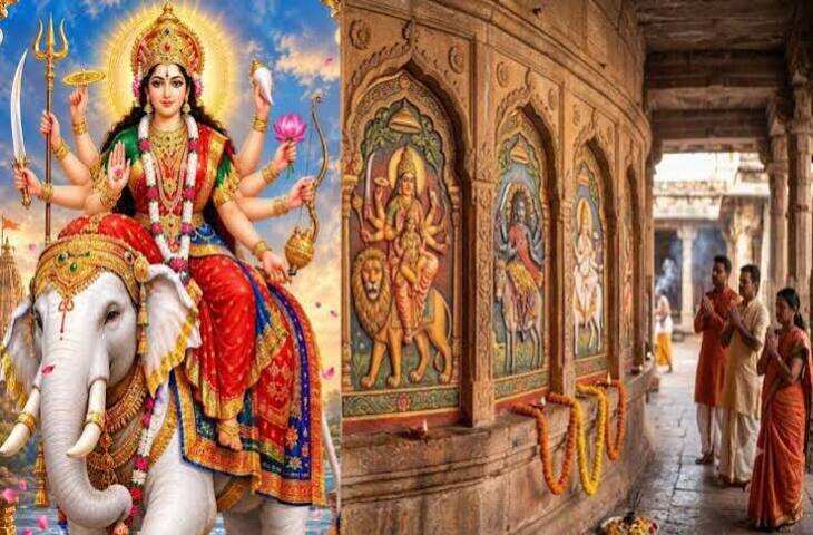 हाथी पर सवार आएंगी माता, आर्थिक बदलाव के संकेत: नवरात्र में बनेंगे 5 शुभ योग, चित्रा नक्षत्र में होगी घट स्थापना; 18-19 अक्टूबर को अष्टमी