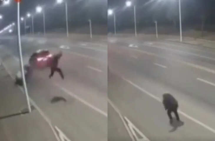 हादसे का वायरल वीडियो: सोशल मीडिया पर सामने आया चौंकाने वाला दृश्य, लोग बोले &ndash; &ldquo;आंखों पर यकीन नहीं हो रहा&rdquo;