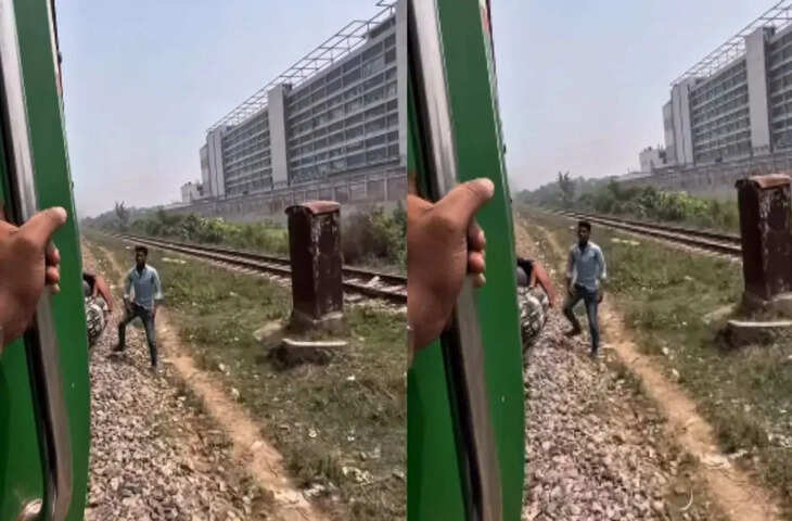 चलती ट्रेन से फोन झपटना चाहता था चोर, फिर हुआ कुछ ऐसा 1 सेकंड में रुक गई चोरी, Viral Video