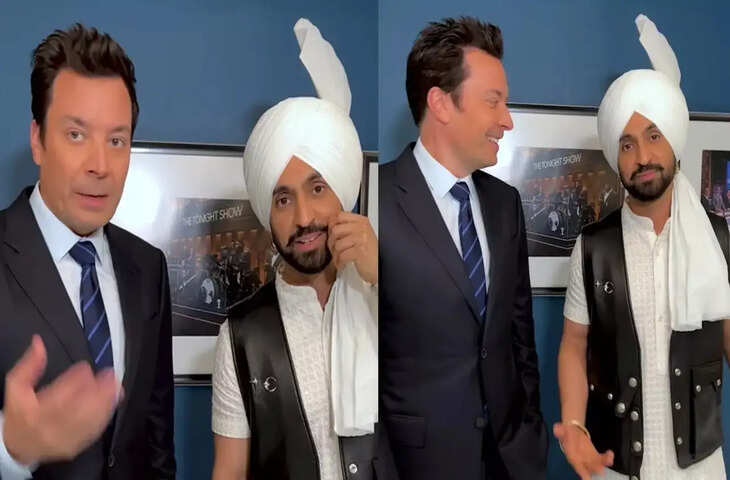 Jimmy Fallon के शो में छाए Diljit Dosanjh! होस्ट को सिखाया भांगड़ा, Video ने मचाया धमाल