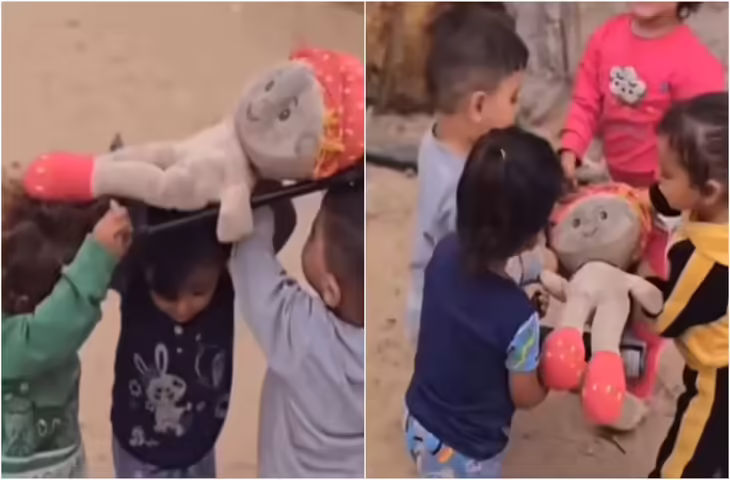 Viral Video: मौत का खेल खेलते मासूम! कंधों पर गुड़िया का जनाजा निकालते बच्चों का वीडियो देख दहल जाएगा दिल