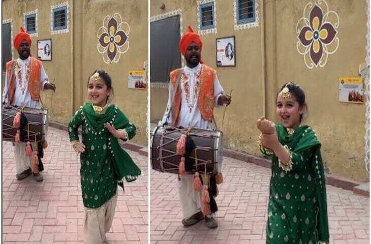 Punjabi Beats पर लड़की ने किया डांस, ठुमके देखते रह गए लोग, वायरल हो रहा वीडियो...