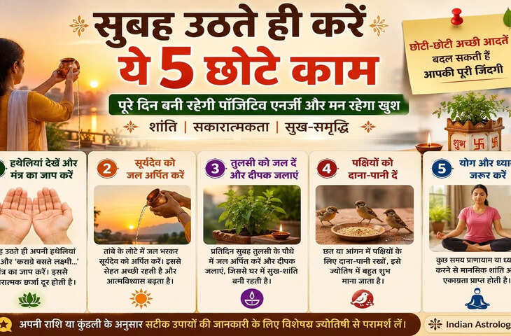 सुबह की ये अच्छी आदतें बदल सकती हैं आपका पूरा दिन, मन रहेगा शांत और सकारात्मक