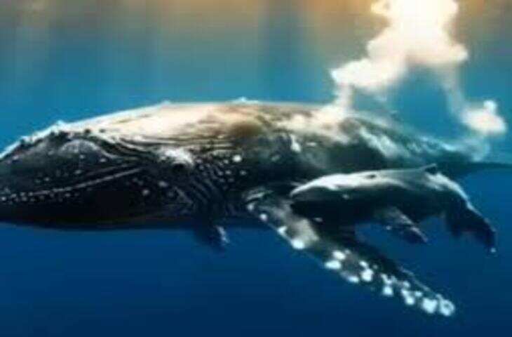 क्या अपने देखा है विशालाय&nbsp;व्हेल कैसे पिलाती है अपने बच्चे को दूध ? वीडियो देख फटी रह जाएंगी आँखें&nbsp;
