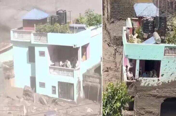 Nepal में तबाही के बीच मिसाल बना यह मकान: आसपास बिखरा मलबा, सुरक्षित बच गए 3 लोग