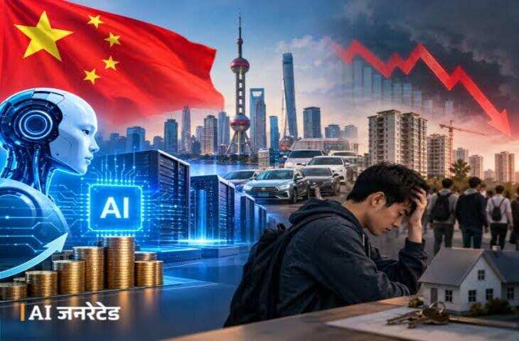 चीन में आर्थिक सुस्ती के बीच AI पर बढ़ता निवेश, वीडियो में जाने अर्थशास्त्रियों ने नौकरियों और खपत पर जताई चिंता