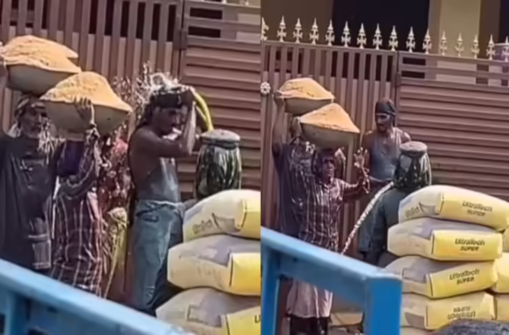 Laborers Viral Video: झुलसा देने वाली गर्मी में मजदूरों का जुगाड़ वायरल, खुद को ठंडा करने का अनोखा तरीका देखकर लोग हैरान