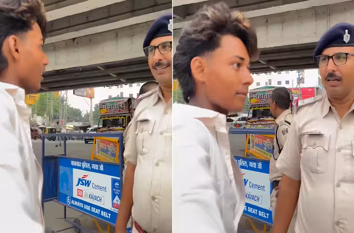 बिहार के इस बच्चे का टैलेंट देख हैरान हुए दरोगा जी! व्लॉगिंग से कमाई जानकर उड़ गए होश, वीडियो वायरल&nbsp;