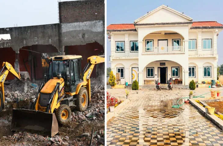 झालावाड़ में ड्रग माफिया के अवैध निर्माण पर चला बुलडोजर... 125 करोड़ रुपये से अधिक की संपत्तियों पर जड़ा ताला