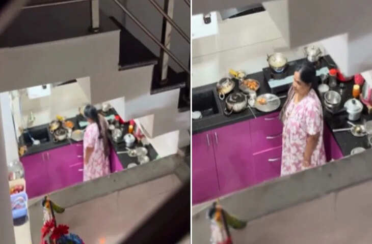 भारत-पाक मुकाबले में राष्ट्रगान पर खाना बना रही महिला हो गई सावधान,&nbsp;Viral Video देख गर्व से चौड़ा हो जाएगा सीना&nbsp;