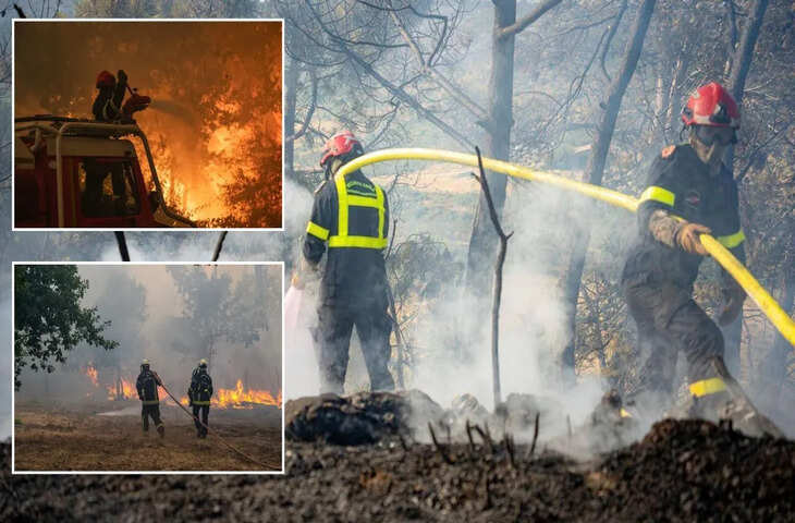 फ्रांस और स्पेन में जंगल की आग ने मचाई तबाही, हजारों हेक्टेयर जमीन खाक, लाखों लोग हुए बेघर, देखे वीडियो&nbsp;