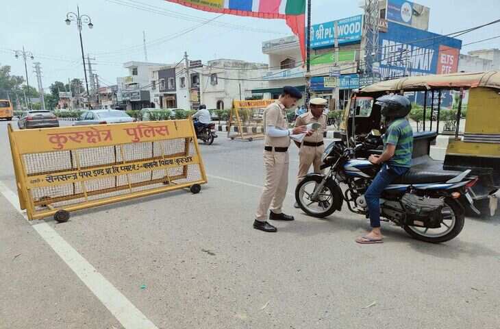 कुरुक्षेत्र में अपराध पर अंकुश लगाने के लिए विशेष अभियान