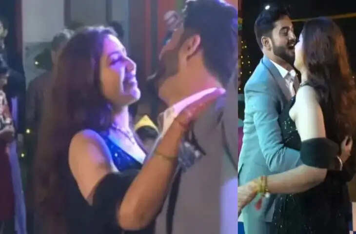 अपनी सगाई में बिंदास होकर डांस करते दिखे कपल, मेहमानों के सामने लगाए जमकर ठुमके