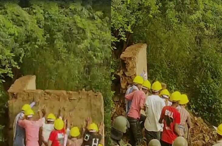 अजमेर के तारागढ़ क्षेत्र में अतिक्रमण पर प्रशासन का चला डंडा, दो मिनट के वीडियो में देखें पुलिस ने मीडिया को रोका तो हुआ हंगामा