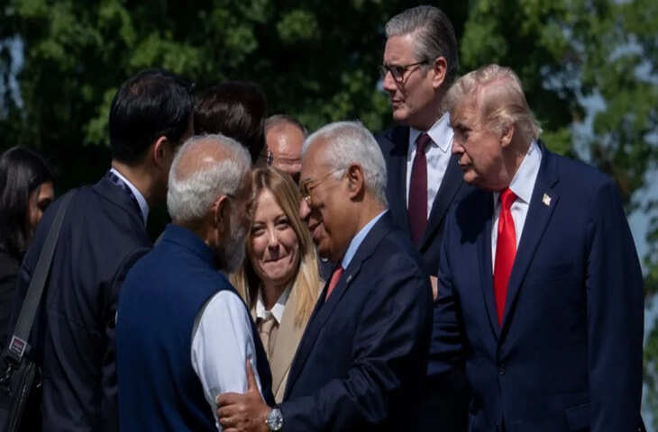 G7 शिखर सम्मेलन में नेताओं की अनौपचारिक बातचीत वायरल, वीडियो में जाने माइक्रोफोन में रिकॉर्ड हुई हल्की-फुल्की बातें