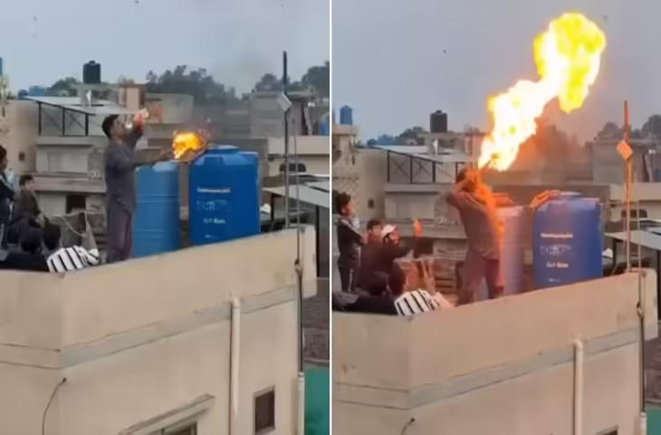 Video: हवाबाजी के चक्कर में युवक ने उठाया बड़ा जोखिम, फिर जो हुआ उसे देखकर दहल उठे लोग