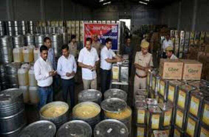जयपुर में मिलावटी घी का बड़ा खुलासा: 43 हजार लीटर नकली घी जब्त, नामी ब्रांड के नाम पर हो रही थी बिक्री