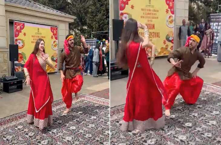 Viral Video: भोजपुरी गाने &lsquo;लॉलीपॉप लागेलू&rsquo; पर विदेशियों ने किया ऐसा डांस कि सोशल मीडिया पर छा गया वीडियो