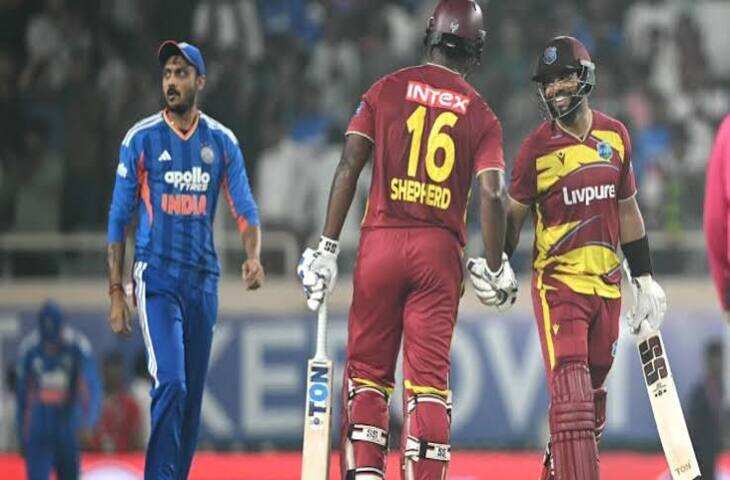वेस्टइंडीज ने भारत को 6 विकेट से हराया, वीडियो में जाने 250 रन का लक्ष्य 18.3 ओवर में किया हासिल; मैच में बने 501 रन