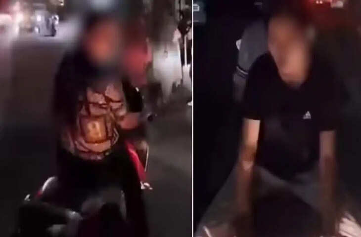 व्यूज के लिए लड़कियों को सड़क पर परेशान कर वीडियो बनाता था मनचला, पुलिस ने सिखा दिया सबक, वीडियो वायरल&nbsp;