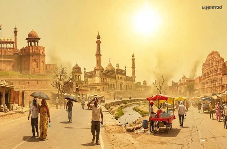 देशभर में भीषण गर्मी का कहर, कई राज्यों में तापमान 44&deg;C के पार; IMD ने जारी किया अलर्ट