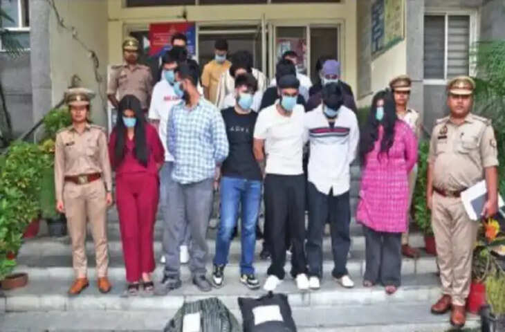 फर्जी कॉल सेंटर का भंडाफोड़, 2 महिलाओं समेत 18 गिरफ्तार, विदेशियों से लाखों की ठगी का खुलासा
