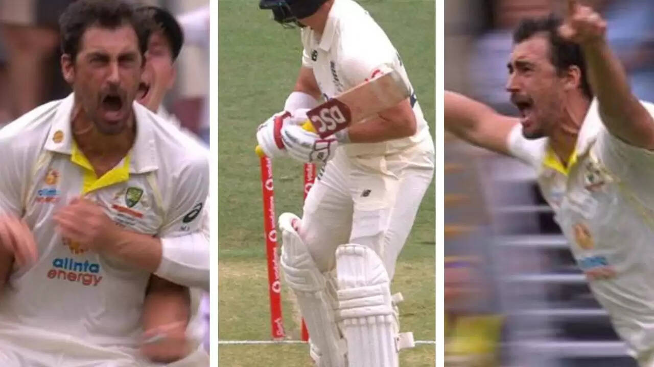 Mitchell Starc and Rory Burns