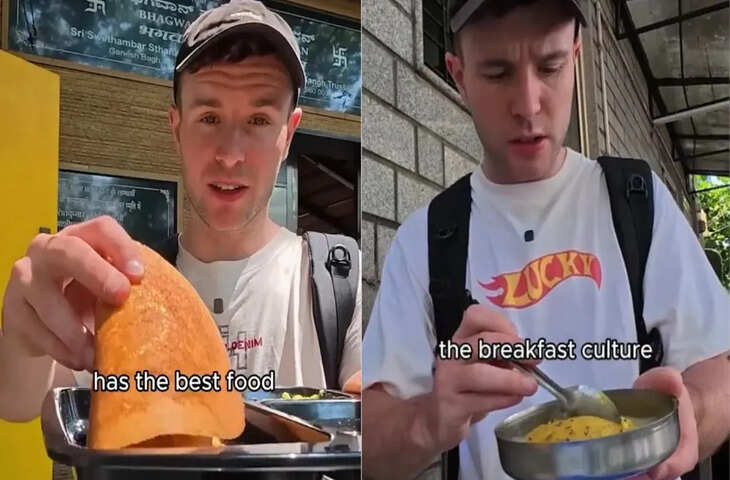 स्कॉटिश व्लॉगर ने बेंगलुरु को भारत की Best Food City बताया, वीडियो शेयर कर बताया अपना फेवरेट खाना