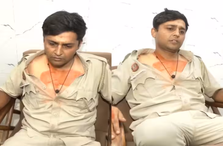 दिल्ली प्रदर्शन में कॉन्स्टेबल का रोते हुए वीडियो वायरल, बोले- मारपीट की और हाथ में काटा