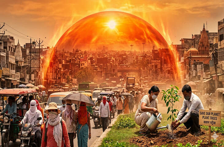 Heat Dome क्या है जिसने भारत में बढ़ाई भीषण गर्मी? जानें कैसे बनता है यह मौसमीय सिस्टम और कितना खतरनाक है