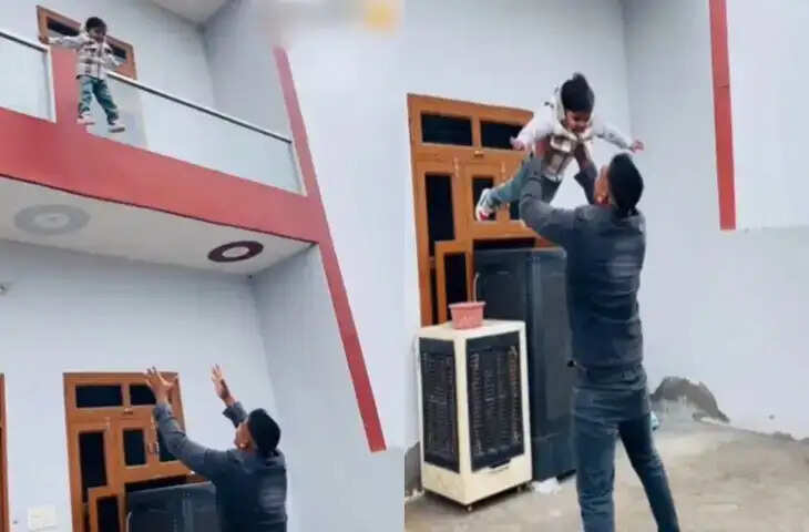 रील के प्यार में पागल हो गया है ये, बच्ची की जान को खतरे में डाला, Video देख खून खौल जाएगा