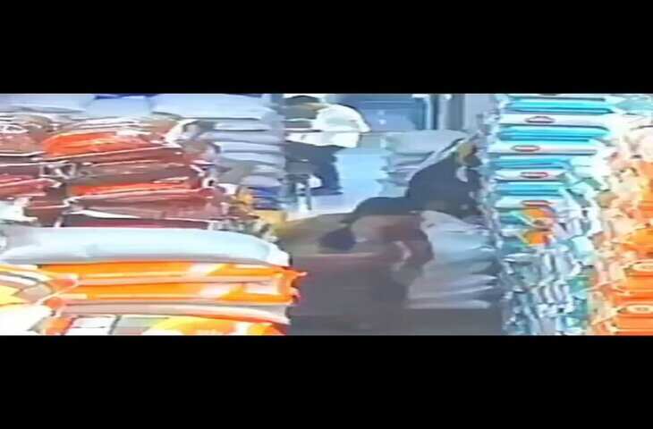 महिला पर गिरा अनाज का ढेर,गोदाम में हुआ बड़ा हादसा, वीडियो में आगे का मंजर देखकर दहल जाएगा दिल