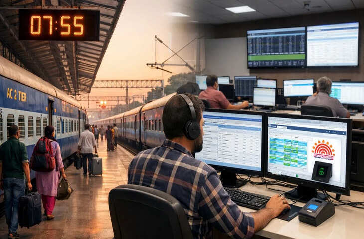 Train Ticket Booking Rule: आज से लागू हुआ रेलवे का 8 घंटे वाला नियम,&nbsp;आधार लिंक यूजर्स को मिलेगा बड़ा फायदा