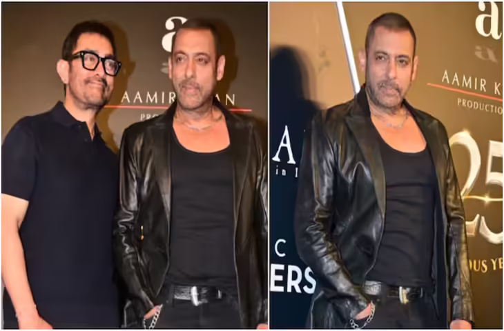 आमिर खान के इवेंट में छाए सलमान खान, वीडियो में देंखे नए हेयर लुक ने खींचा सबका ध्यान