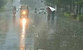 Sawai madhopur सवाई माधोपुर के चौथ का बरवाड़ा में तेज बारिश का दौर निरंतर जारी