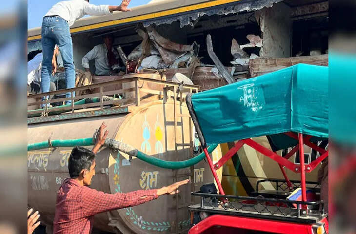 बालोतरा में नेशनल हाईवे पर बस&ndash;ट्रेलर टकराव, 6 की मौत और कई घायल