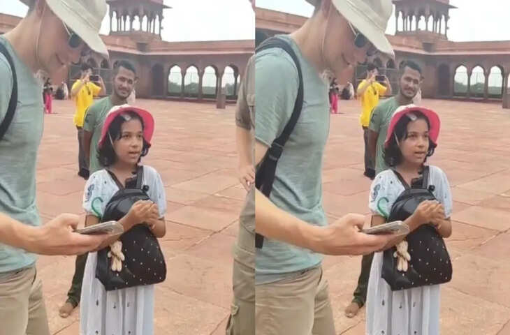 जामा मस्जिद की 10 साल की गाइड अनाबिया ने जीता दिल, अंग्रेजी सुनकर विदेशियों को नहीं हुआ यकीन