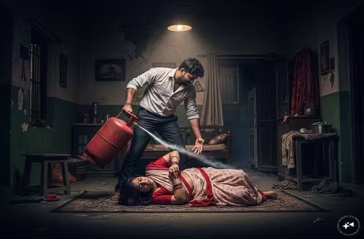 Shocking Crime in Delhi: पति ने डेढ़ साल की बेटी के सामने पत्नी की बेरहमी से हत्या, सिलेंडर से कुचल दी सिर और रीढ़ की हड्डी&nbsp;