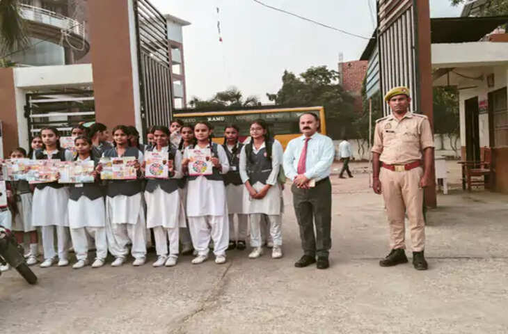 कुरावली में पुलिस का गुड मॉर्निंग अभियान, बच्चों से संवाद कर बढ़ाया भरोसा; उज्ज्वल भविष्य के लिए किया प्रेरित