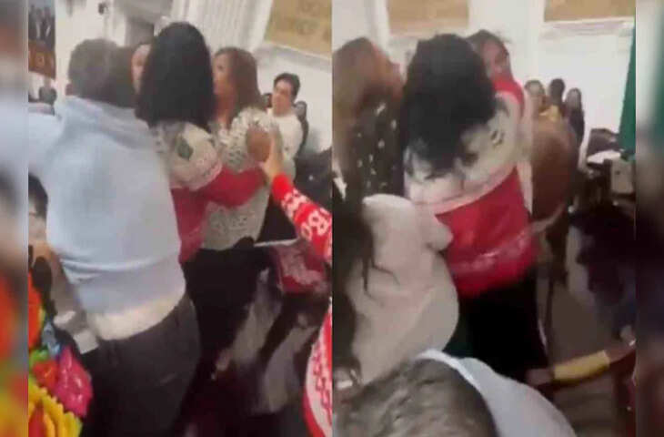 धक्का, चिल्लाते, बाल खींचते और थप्पड़...महिला सांसदों के बीच तीखी झड़प, वीडियो सोशल मीडिया पर वायरल