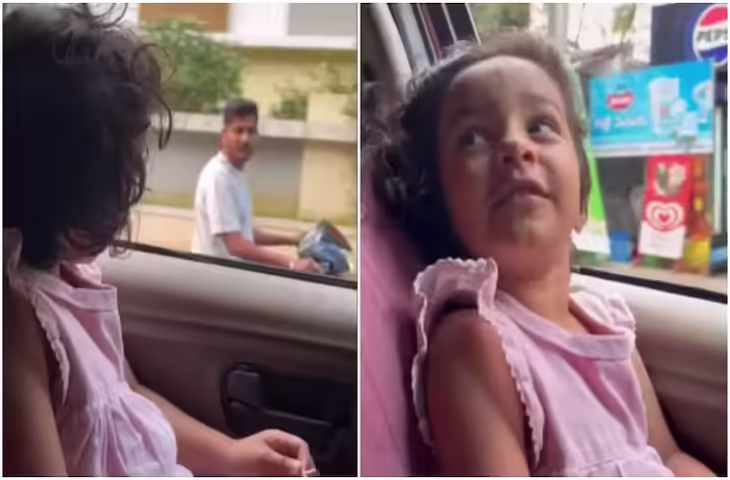 Viral Video: बच्ची ने बिना हेलमेट स्कूटर चला रहे युवक को सिखाया ट्रैफिक नियम, वीडियो देख लोग रह गए दंग
