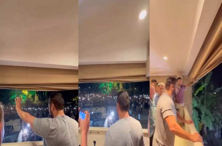 सलमान खान के जन्मदिन पर गैलेक्सी अपार्टमेंट के बाहर उमड़ा फैंस का सैलाब, Video