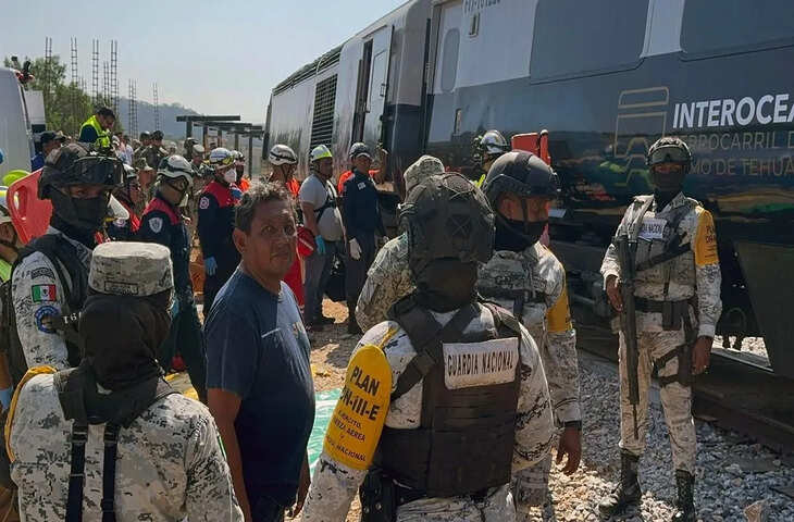 दक्षिणी मेक्सिको में ट्रेन हादसे से हड़कंप! 13 लोग मरे 98 घायल,&nbsp;यातायात पूरी तरह ठप