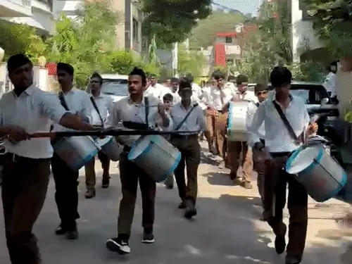 इंदौर में RSS का शताब्दी वर्ष समापन समारोह आज, &lsquo;चरैवेति-एकत्रीकरण&rsquo; में जुटेंगे एक लाख स्वयंसेवक