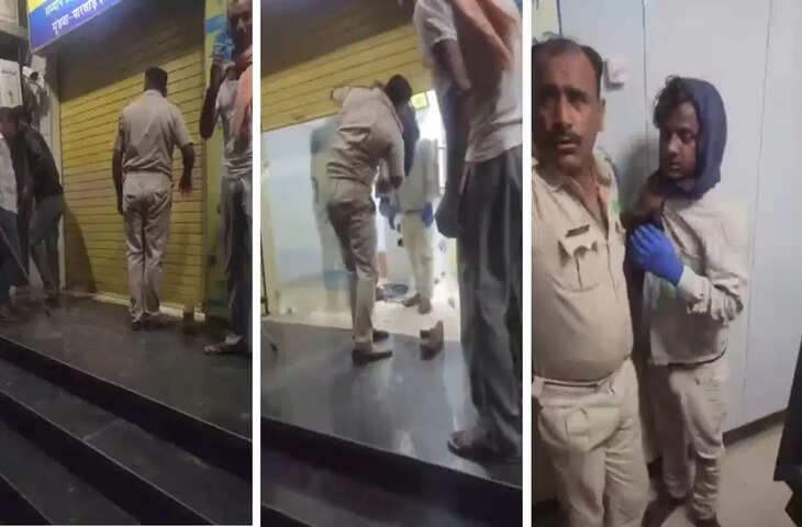 नागौर में महिला बैंक मैनेजर की सूझबूझ से टली ATM लूट, वीडियो में देंखे शटर गिराकर दो बदमाशों को किया बंद