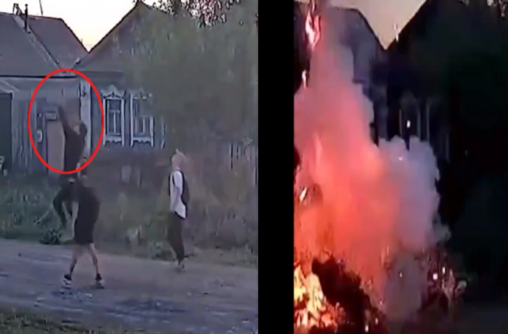 दोस्तों ने मस्ती-मस्ती में लकड़ी से छू लिया बिजली का तार, कैमरे में कैद हुआ रूह कंपा देने वाला नजारा